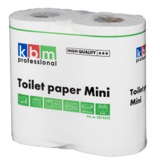 KBM Toalettpapper Mini, High quality 55m, 2-lags, 56 rullar