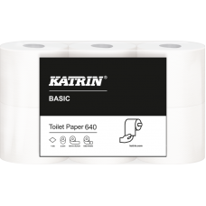 Toalettpapper Katrin Basic 640 80m 2-l
