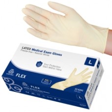 Latex Handske Puderfri  Evercare Flex( Large)