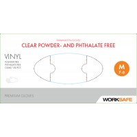 Vinylhandskar Worksafe Ftalat & puderfri Large